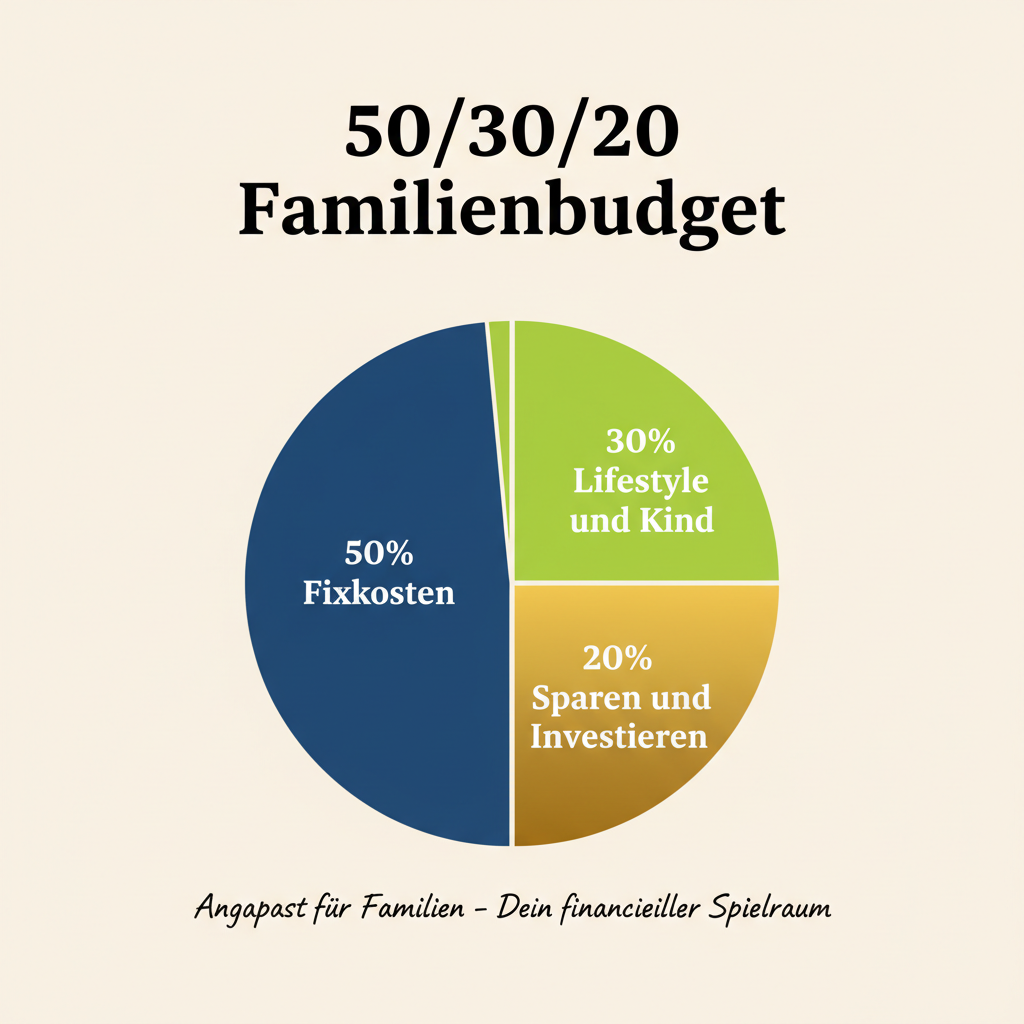50/30/20 Familienbudget Aufteilung