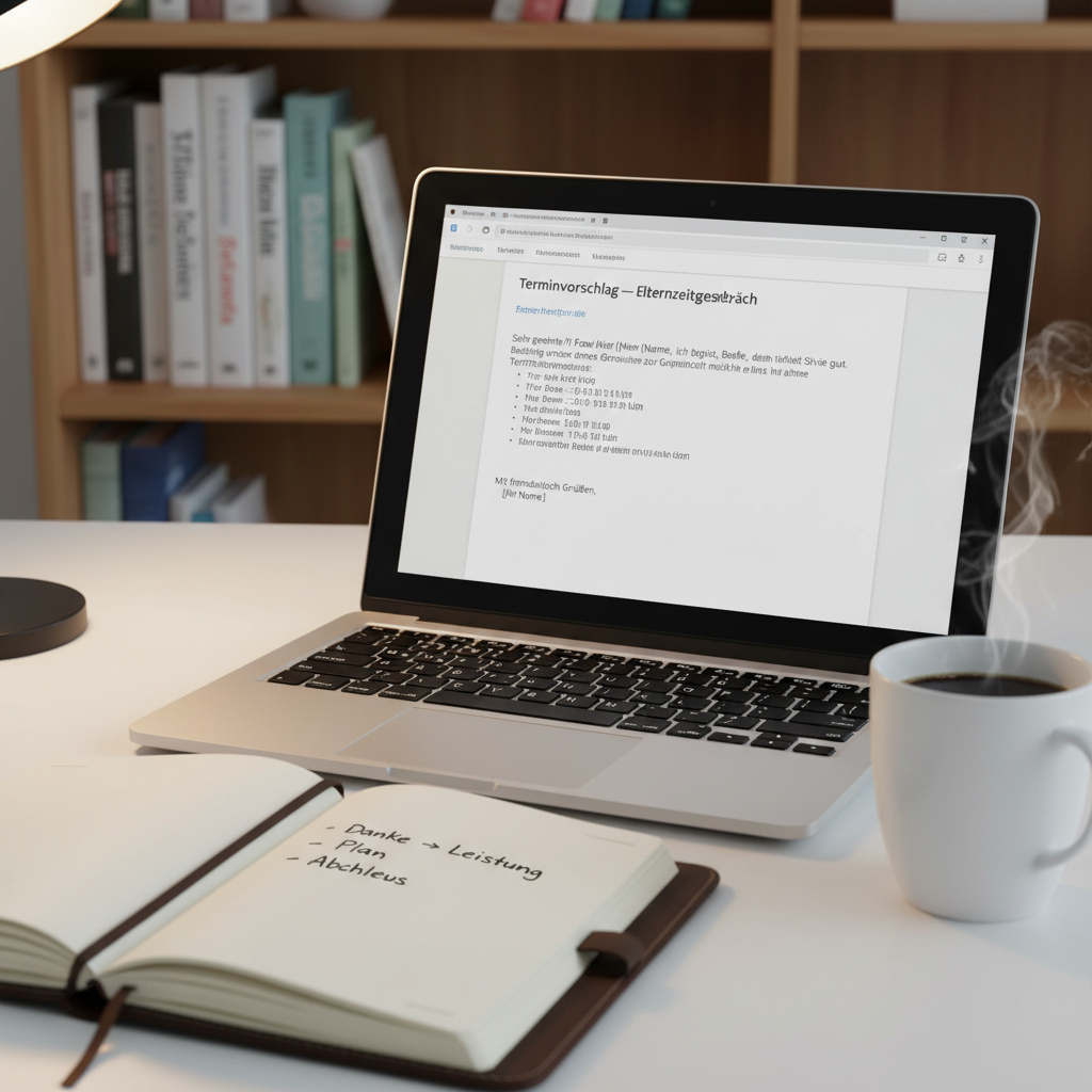 E-Mail-Vorlage für die Terminvereinbarung einer Elternzeit-Verhandlung
