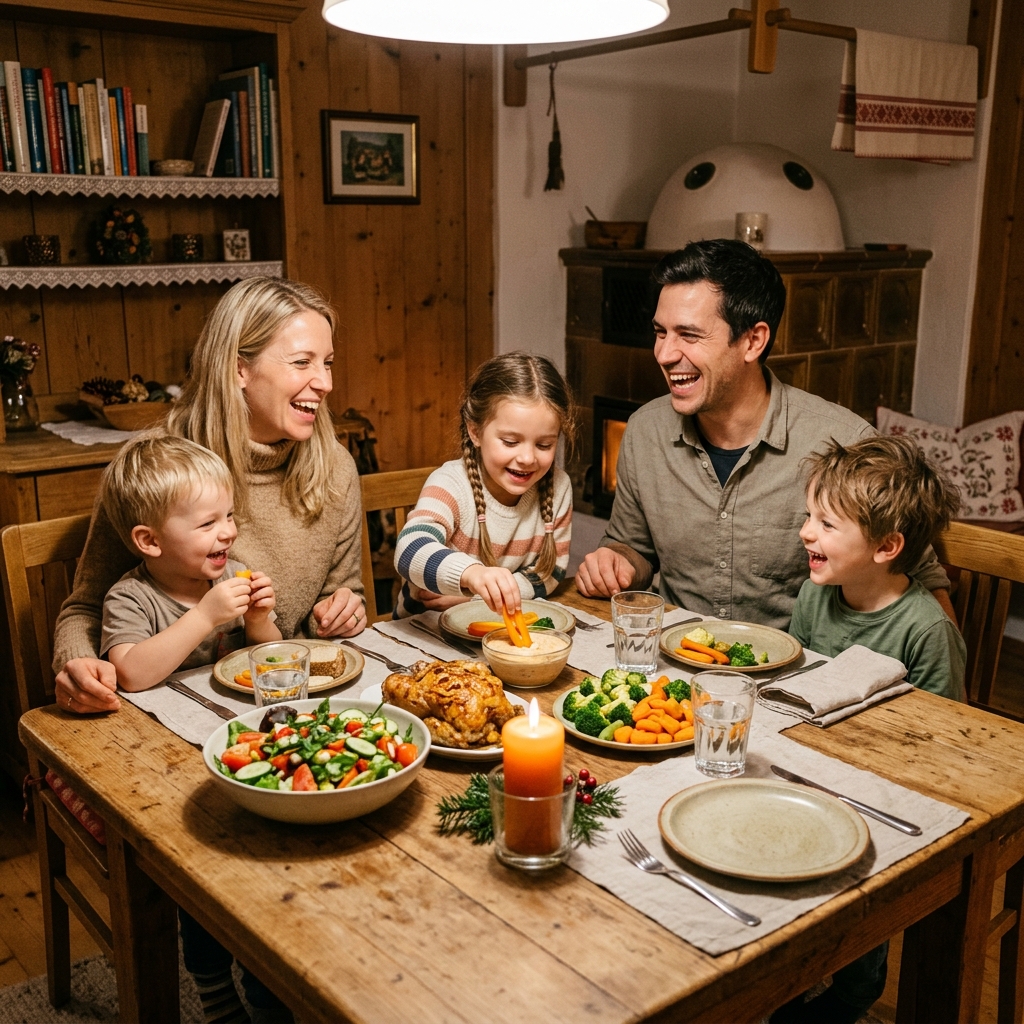 Familienessen ohne Krieg