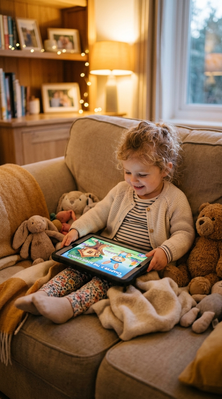 KI-Vorlese-App für Kleinkinder - Storytime und Lernen