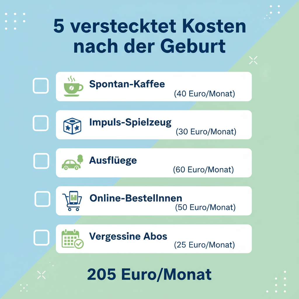 Versteckte Kosten Checkliste Baby