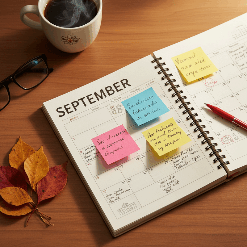 Kalender mit Anmeldefristen für die Schuleinschreibung