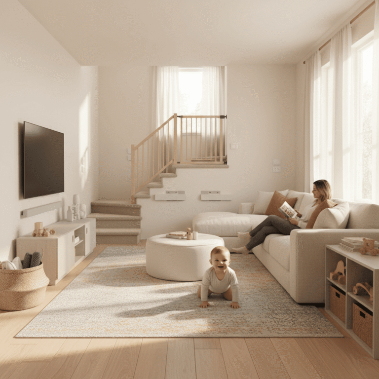 Wohnung kindersicher machen: Baby-Proofing-Tipps für Papa — Steckdosen, Kanten, Treppen sichern