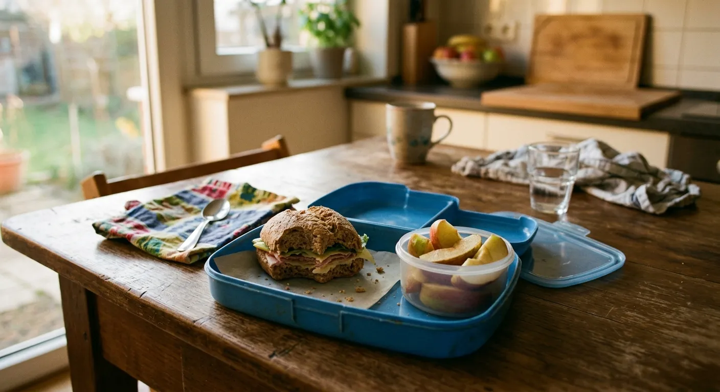 Halb ausgeräumte Jausenbox am Nachmittag – wenn die Jause nicht leer nach Hause kommt