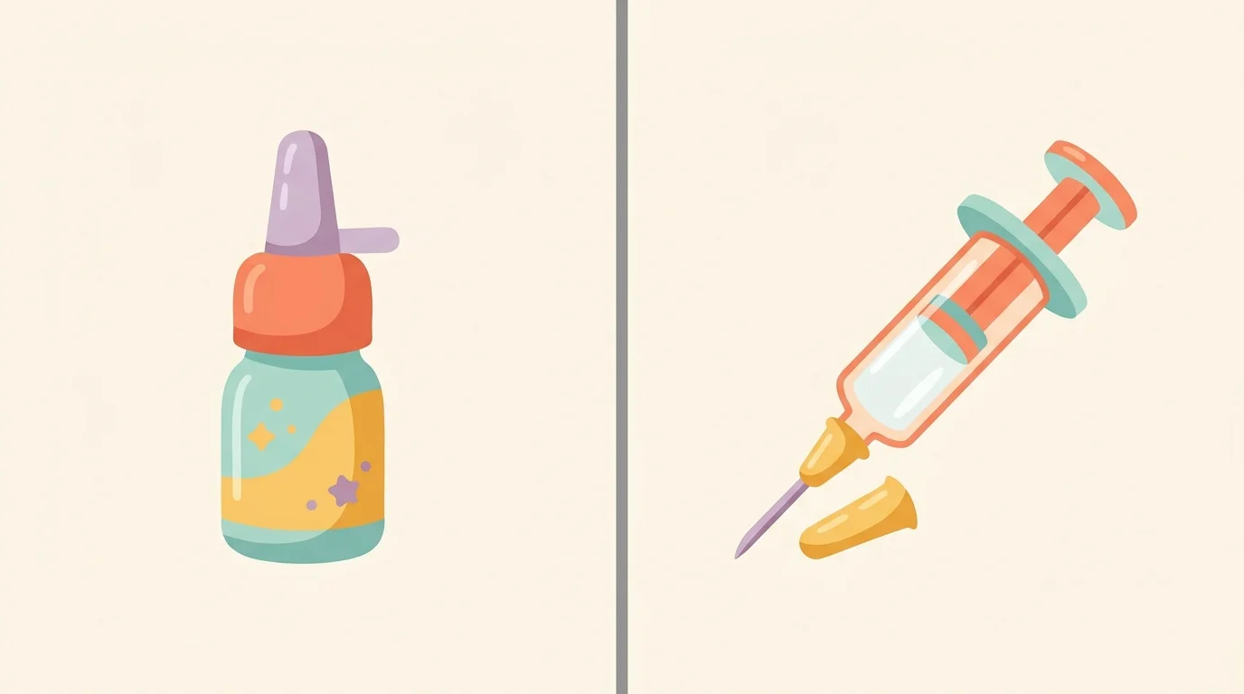 Grippeimpfung für Kinder: Nasenspray versus Spritze im Vergleich